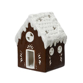 Decoris Dolomite Tealight Holder House 12 x 11cm,